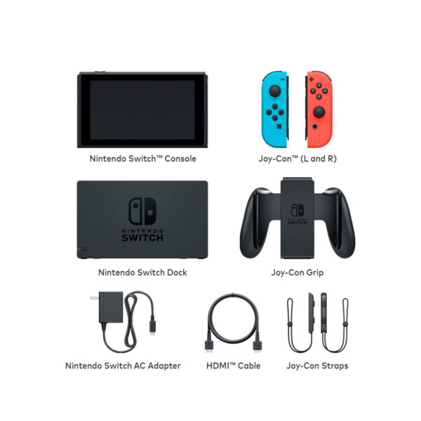 Consola Nintendo Switch 2019 Neon Bat Extendida - Imagen 6