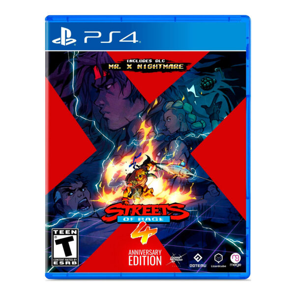 Streets Of Rage 4 Anniversary Edition Playstation 4