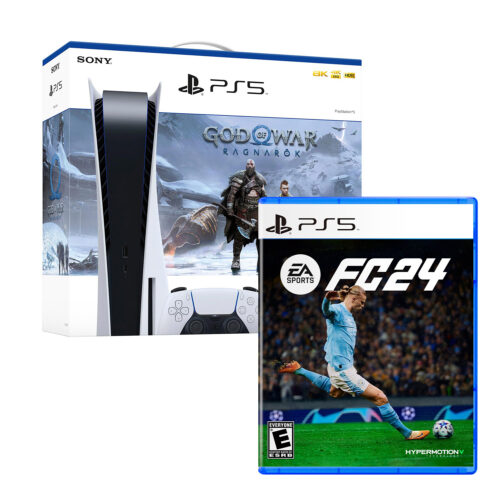 Consola Playstation 5 God Of War Ragnarok Bundle + Ea Sports Fc 24