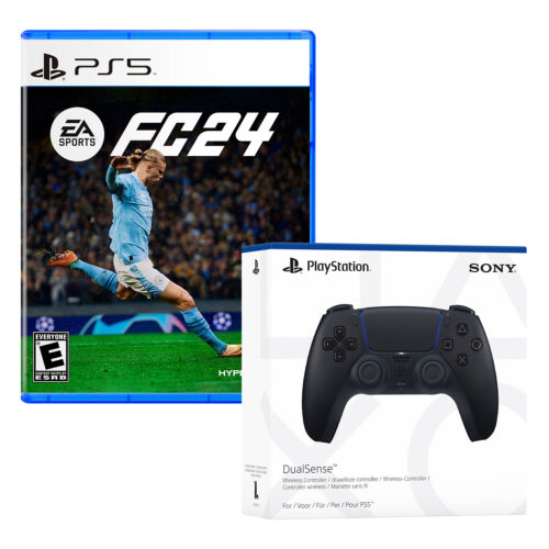 Ea Sports Fc 24 + Mando Ps5 Dualsense Negro Playstation 5