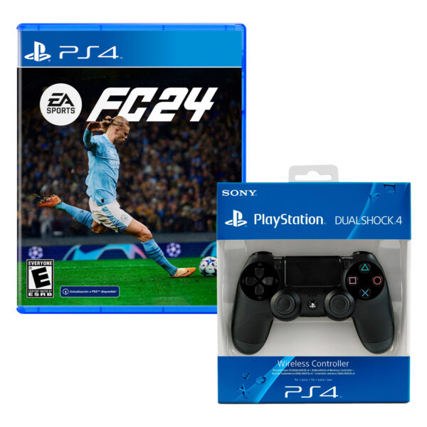 Ea Sports Fc 24 + Mando Dualshock 4 Negro Playstation 4