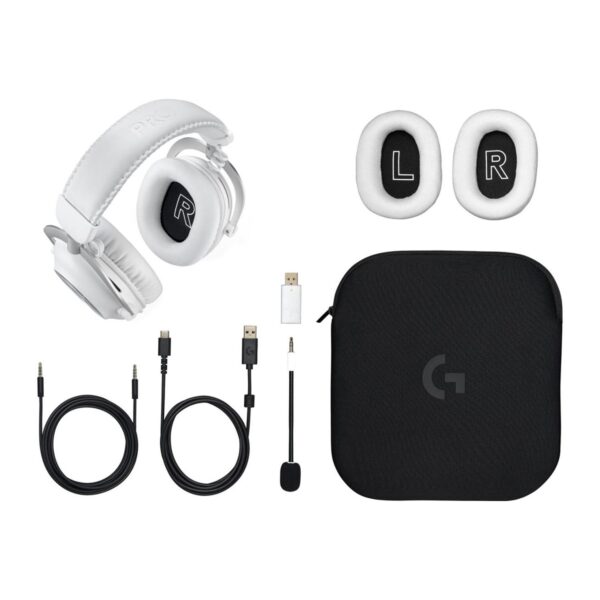 Audifono Gamer C/Microf Logitech G Pro X2 Lightspeed Wireless/Bt/3.5 Mm Blanco - Imagen 6