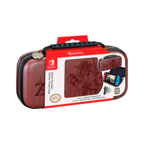 Game Traveler Deluxe Travel Case Nintendo Switch Zelda Breath Marrón