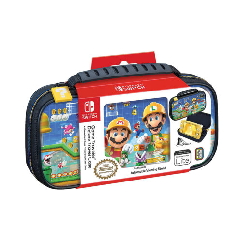 Estuche Game Traveler Deluxe Nintendo Switch Lite Mario Maker 2