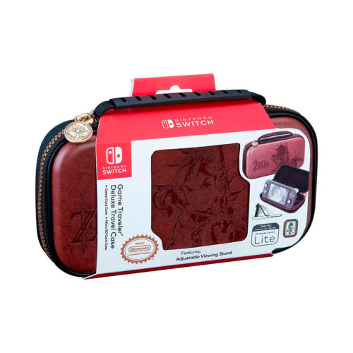 Estuche Game Traveler Deluxe Nintendo Switch Lite Zelda Link Marrón