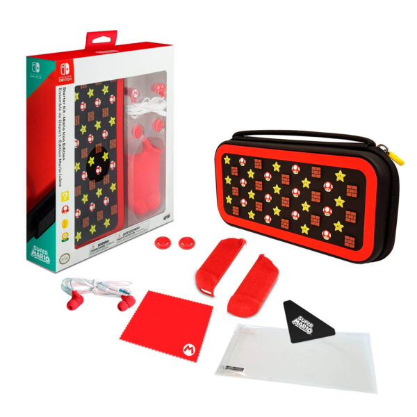 Nintendo Switch Starter Kit Case Mario Edicion - Imagen 4