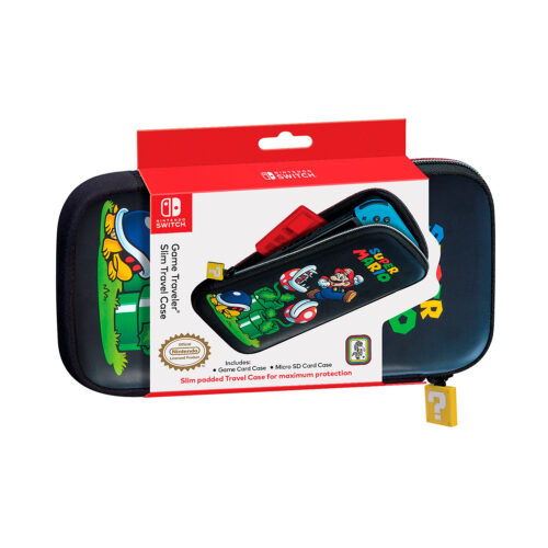 Nintendo Switch Game Traveler Deluxe Travel Case Slim Super Mario