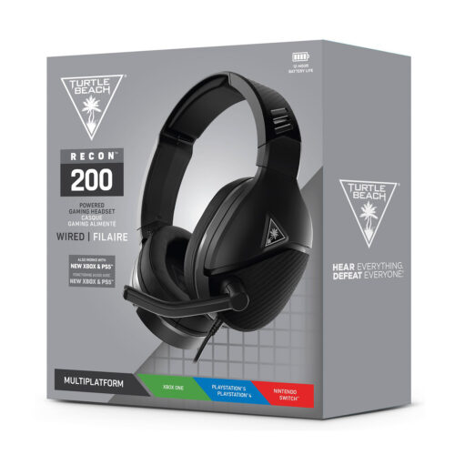 Audífono Gamer Turtle Beach Recon 200 Ps4 Xbox PC Nintendo Switch Negro