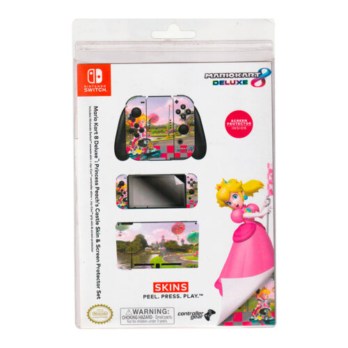 Skin y Protector Set Nintendo Switch Mario Kart 8 Princess Peach Castle