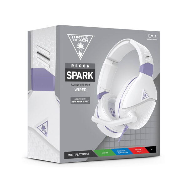 Audífono Gamer Turtle Beach Recon Spark Ps5 Xbox Serie X Blanco