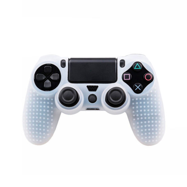 Silicone Case Tay Day Blanco-Plomo Playstation 4