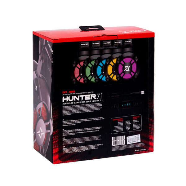 DXT Headset Gamer RGB – HUNTER 7.1 - Imagen 2