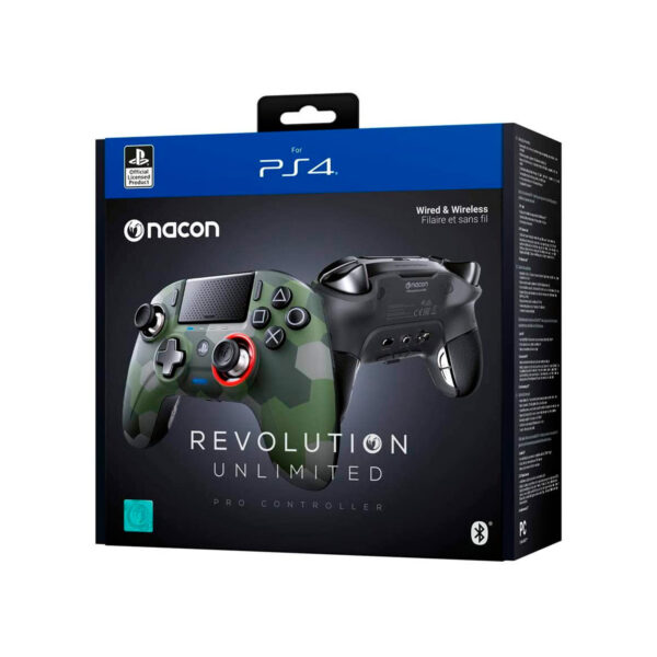 Nacon Pro Controller Revolution Unlimited Verde Camuflado Playstation 4