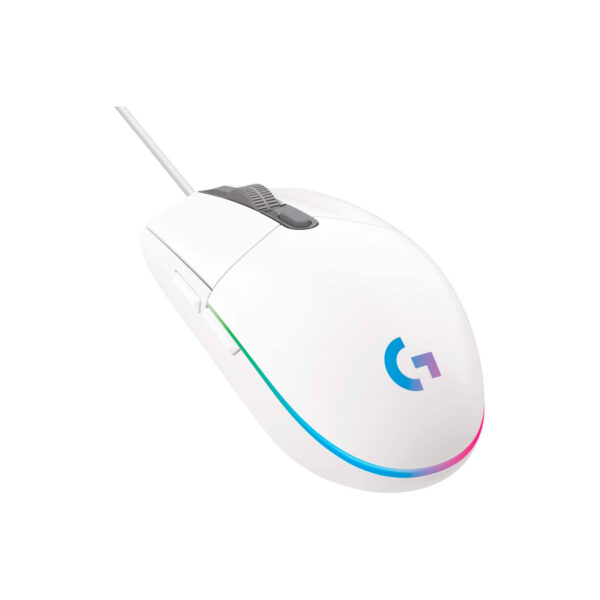 Mouse Gamer Logitech G203 Lightsync Optical 8000 Dpi Rgb White - Imagen 3