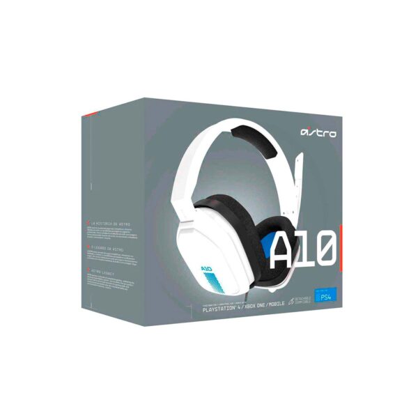 Audifono Gamer C/Microf.Astro A10 Multiplatform For Xbox1/Ps4/Pc White/Blue