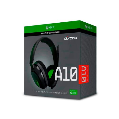 Audifono Gamer C/Microf.Astro A10 Multiplatform For Xbox1/Ps4/Pc Gray/Green