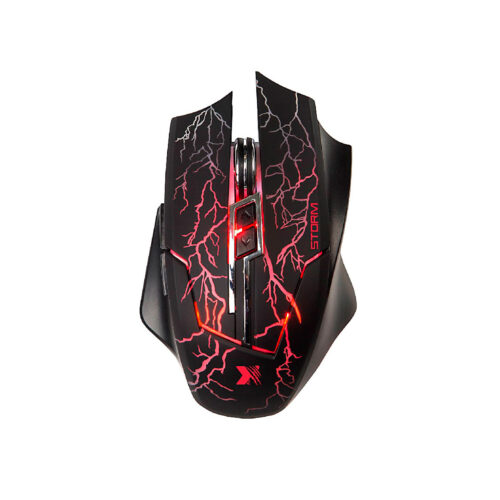 Mouse Gamer Xblade Storm 3200 Dpi Iluminacion Multicolor Black