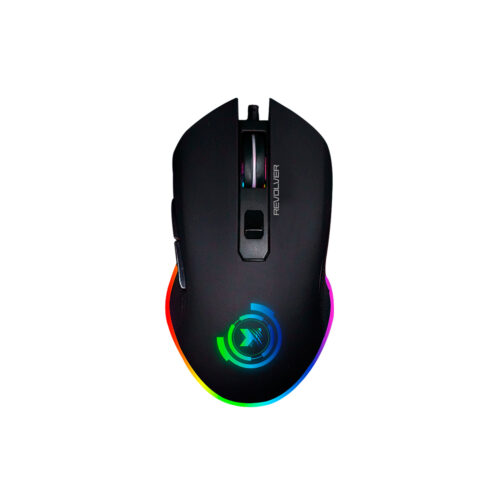 Mouse Gamer Xblade Revolver 4800 Dpi Rgb Black