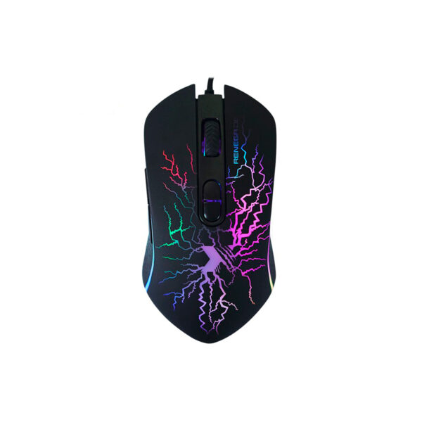Mouse Gamer Xblade Renegade 3200 Dpi Rgb Programable Black - Imagen 3