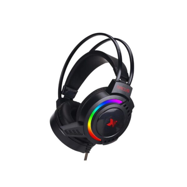 Audifono Gamer C/Microf.Xblade Gaming Orcus Vibracion Estereo Rgb Black/Red