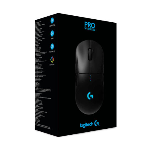 Mouse Gamer Logitech G Pro Lightspeed Wireless Hero 25K Rb Black