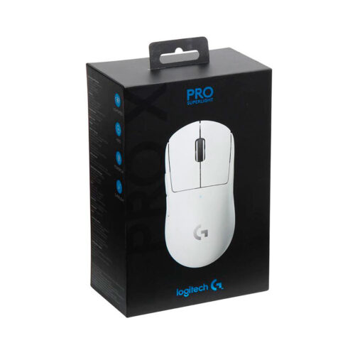 Mouse Gamer Logitech G Pro X Superlight Wirelees Lightspeed Hero 25K White