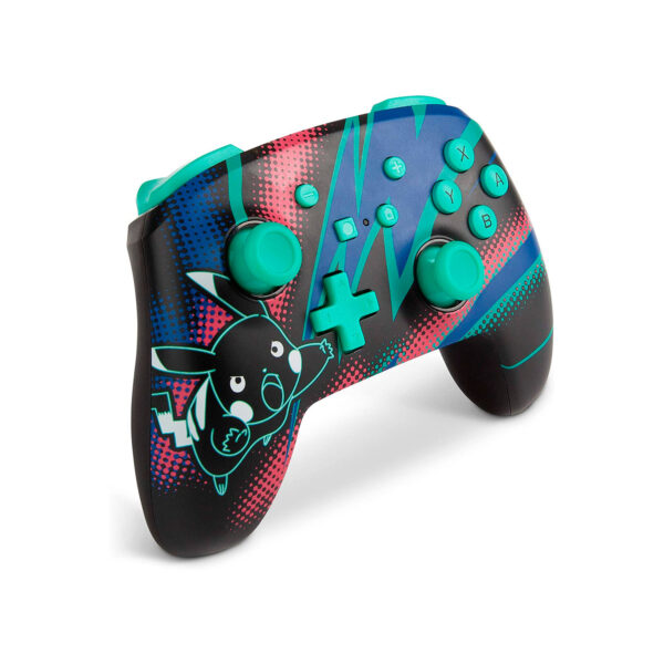 PowerA Enhanced Wireless Controller Pikachu Neon Nintendo Switch - Imagen 4