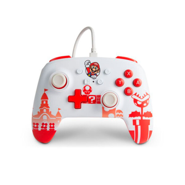 PowerA Enhanced Wired Controller Mario Red White Nintendo Switch - Imagen 2
