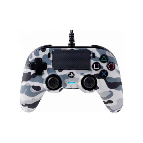 Mando PS4 Nacon Controller Wired Compact Camuflado Gris - Imagen 2