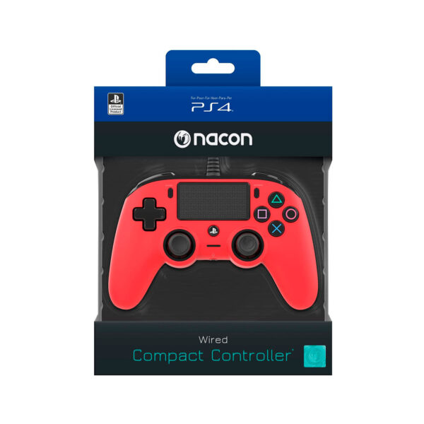 Mando PS4 Nacon Controller Wired Compact Red