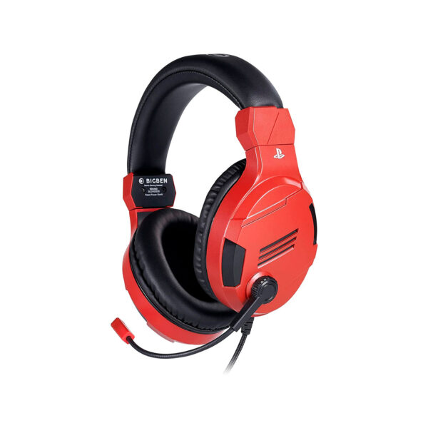 Audifono PS4 Bigben Stereo Gaming Headset V3 Rojo - Imagen 3