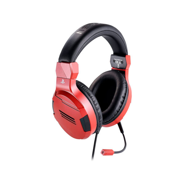 Audifono PS4 Bigben Stereo Gaming Headset V3 Rojo - Imagen 4