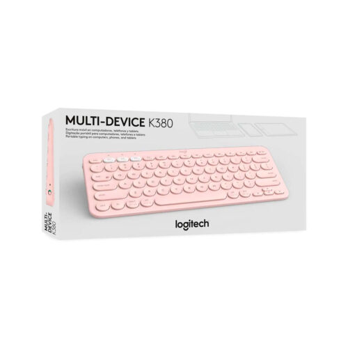 Teclado Logitech K380 Multi-Device Bt Rose