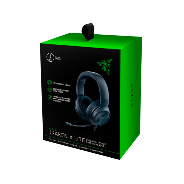 Audifono Gamer C/Microf. Razerkraken X Lite Black