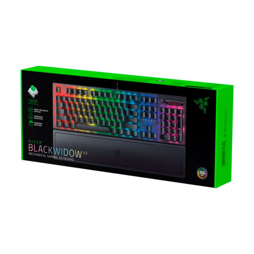 Teclado Gamer Razer Blackwidow V3 Mechanical Green Switch Sp Choma