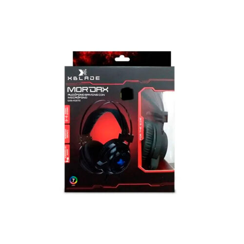 Audifono Gamer/Micof-Xblade Gaming Mordax Estereo Iluminacion Black