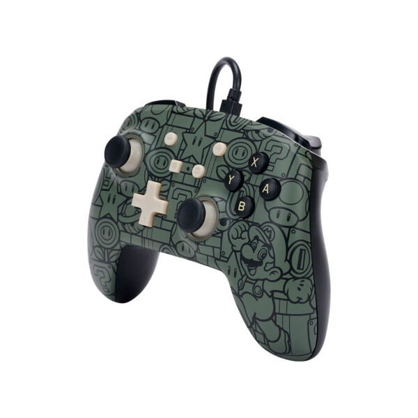 Mando Enhanced Wired Controller Powera Power Up Mario Nintendo Switch - Imagen 3