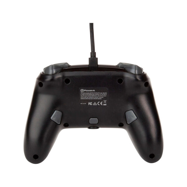 Mando Enhanced Wired Controller Powera Mario Silver Nintendo Switch - Imagen 6