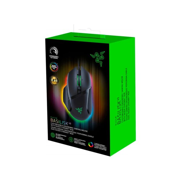 Mouse Razer Basilisk V3 26K Dpi Focus + Hyperscroll Tilt Chrom