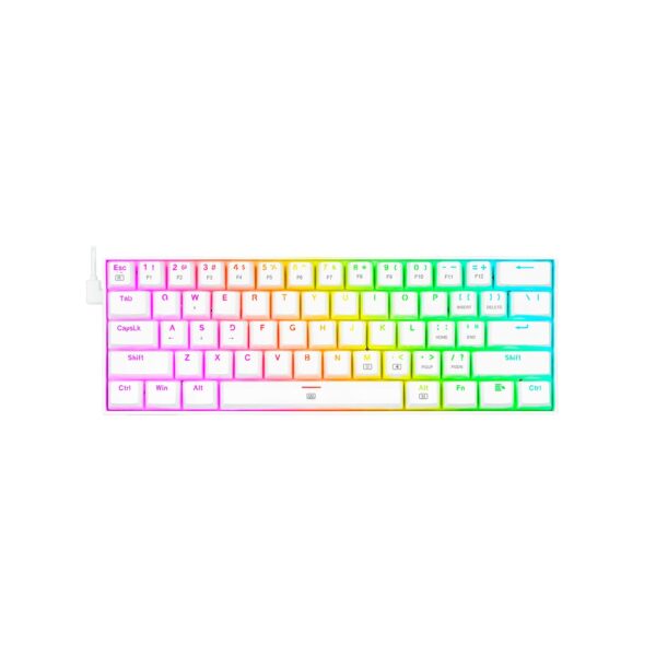 Teclado Gamer Redragon DragonBorn English K630W-RGB Swicth Brown White