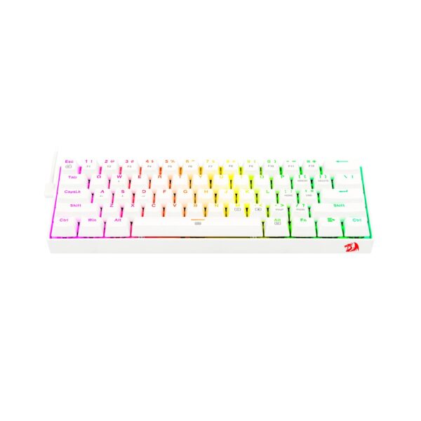 Teclado Gamer Redragon DragonBorn English K630W-RGB Swicth Brown White - Imagen 4