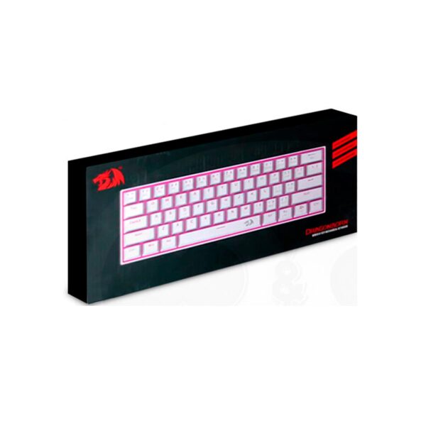 Teclado Gamer Redragon DragonBorn English K630W-RGB Swicth Brown White - Imagen 6