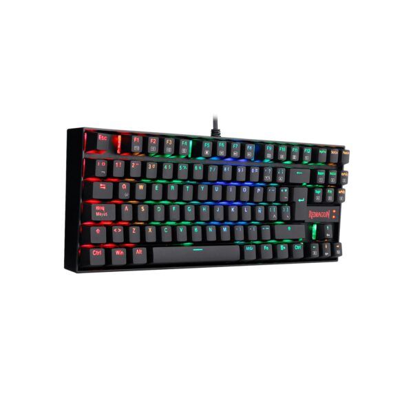 Teclado Gamer Redragon Kumara Spanish K552RGB Red Switch Black - Imagen 2