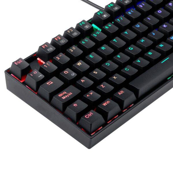 Teclado Gamer Redragon Kumara Spanish K552RGB Red Switch Black - Imagen 5