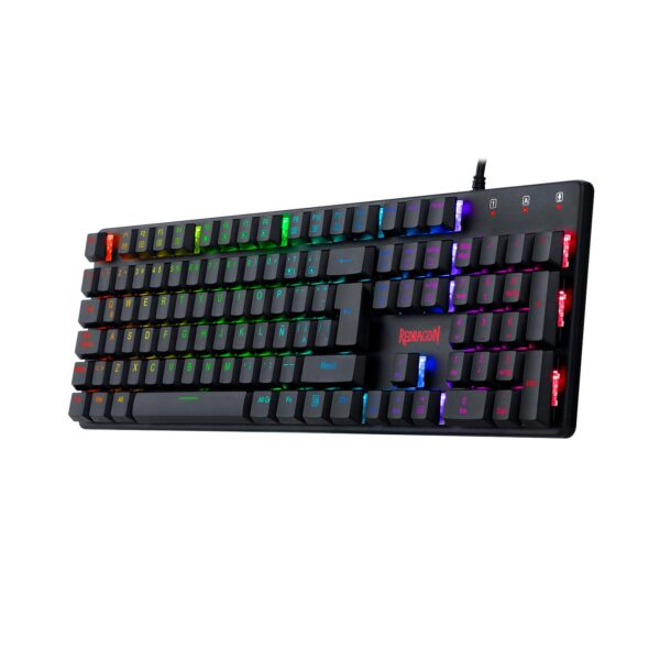 Teclado Gamer Redragon Shrapnel Spanish K589RGB-SP Switch Low Profile Blue - Imagen 2
