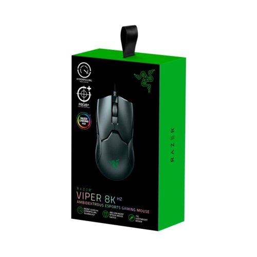 Mouse Razer Viper 8Khz Focus + Optical Switch Ambidextrous Black