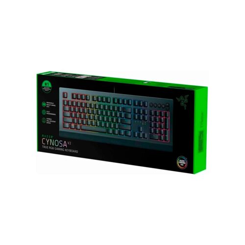 Teclado Razer Cynosa V2 Membrane Sp Chroma Black