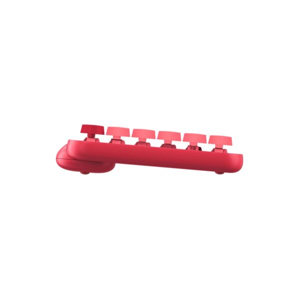 Teclado Logitech Pop Keys Multi-Device Wirelees Coral Rosa - Imagen 6
