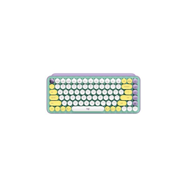 Teclado Logitech Pop Keys Multi-Device Wirelees Fresh Vives Lila Green - Imagen 2