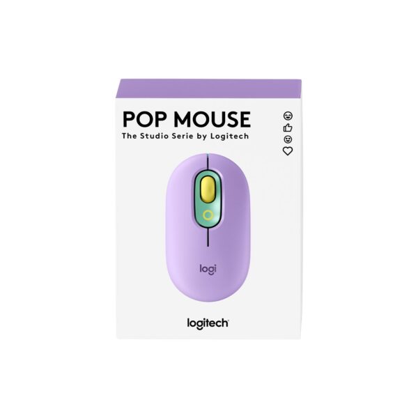 Mouse Logitech Pop Bluetooth Fresh Vibes LilabGreen